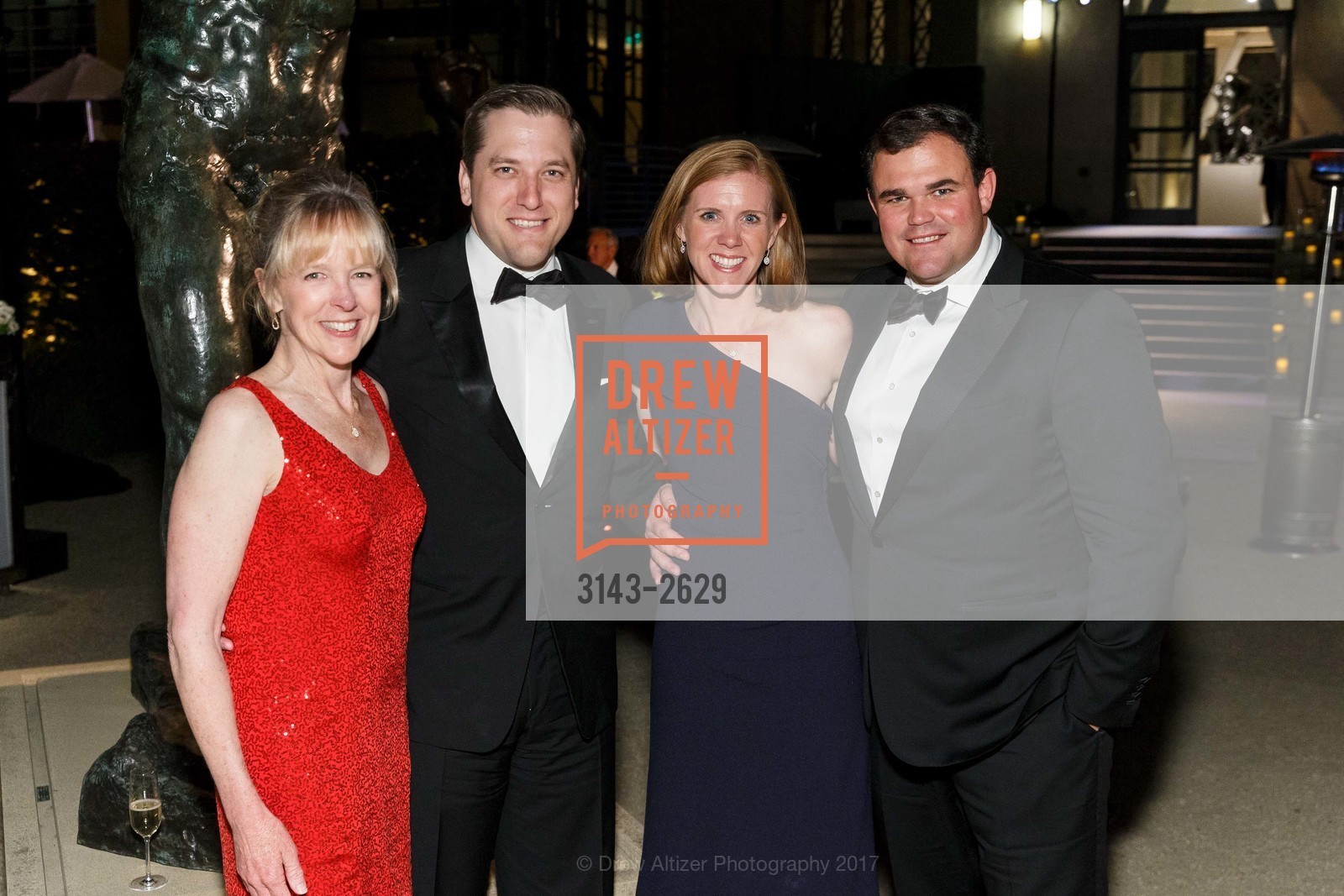 Cathy McMurtry, Evan Lodes, Meagan Gallagher, Murphy Gallagher, Rodin by Moonlight 2017, Cantor Arts Center. 328 Lomita Dr, Stanford, CA 94305, September 23rd, 2017, Photo #3143-2629 Cathy McMurtry, Evan Lodes, Meagan Gallagher, Murphy Gallagher, Photo #3143-2629