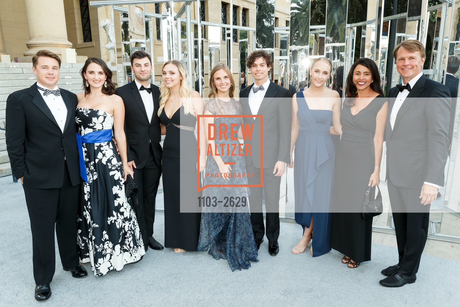 Andrew Peek, Jessica Peek, Ben Lensch, Olivia Peek, Emily Peek, Francisco Echeverri, Grace Peek, Karen Edwards, Mark Peek, Rodin by Moonlight 2017, Cantor Arts Center. 328 Lomita Dr, Stanford, CA 94305, Photo #1103-2629 Andrew Peek, Jessica Peek, Ben Lensch, Olivia Peek, Emily Peek, Francisco Echeverri, Grace Peek, Karen Edwards, Mark Peek, Photo #1103-2629