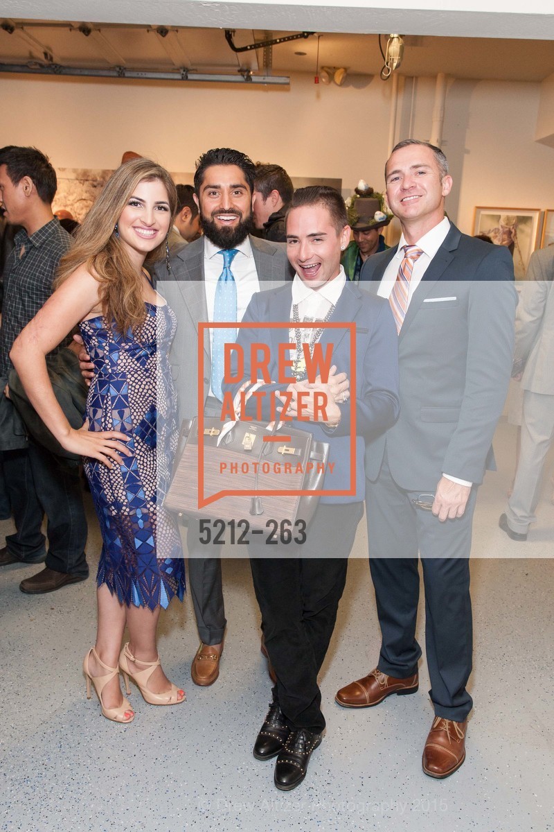 Shugufa Habibi, Roh Habibi, Michael Kuluva, Brian Wendland, Gucci & Vogue Dinner, Private. Private, August 22nd, 2015, Photo #5212-263 Shugufa Habibi, Roh Habibi, Michael Kuluva, Brian Wendland, Photo #5212-263