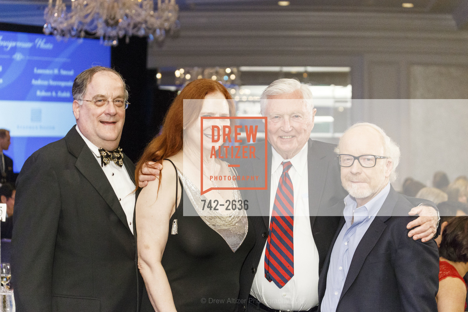 Bill Evers, Anna Bryson Evers, Pitch Johnson, John Hagel, Gala for the Future of Liberty, The Ritz-Carlton Hotel. 600 Stockton Street San Francisco, CA 94108, September 22nd, 2017, Photo #742-2636 Bill Evers, Anna Bryson Evers, Pitch Johnson, John Hagel, Photo #742-2636