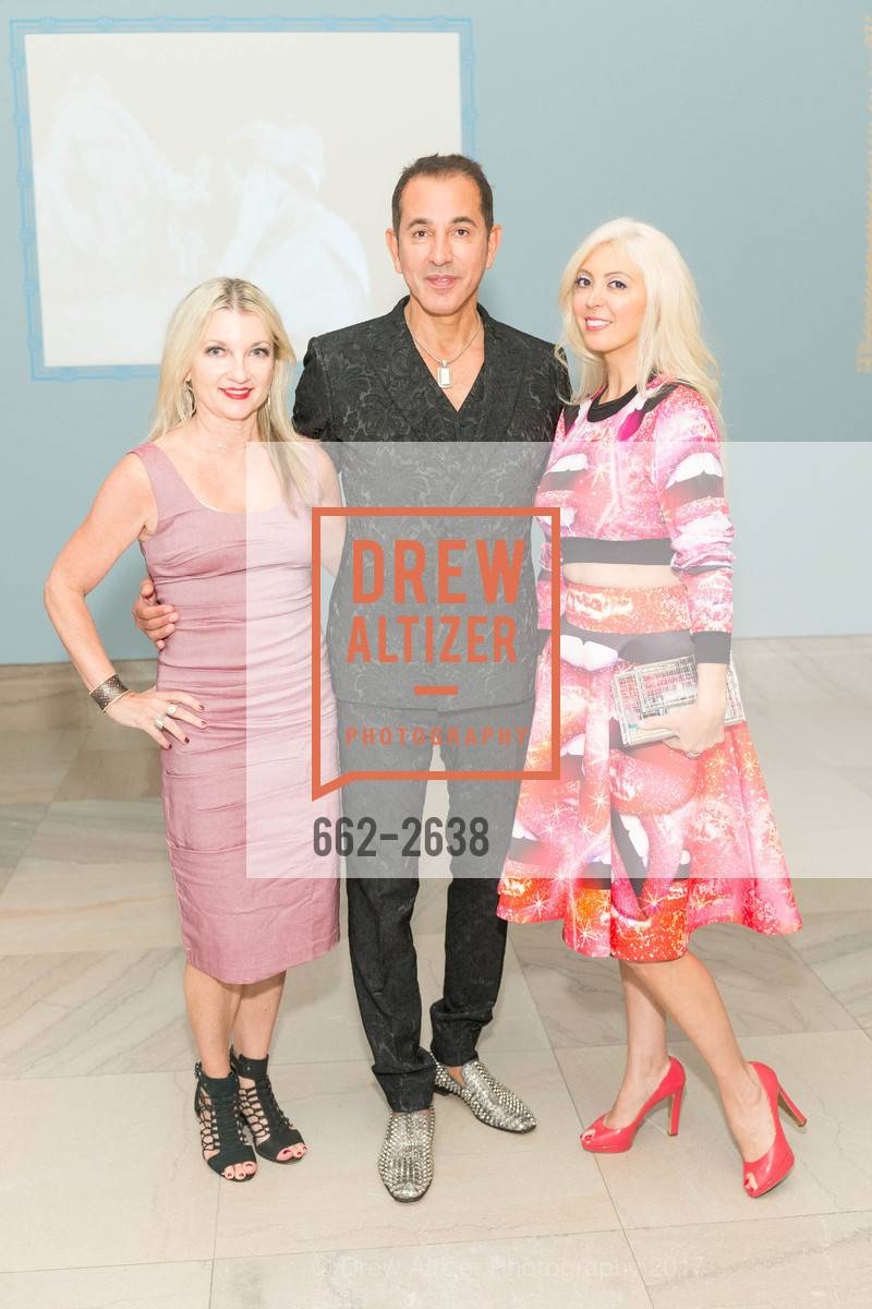 Linda Ring, Abraham Valentino, Simone Derayeh, Degas and La Femme à Paris: An ArtPoint Cocktail Party, Legion of Honor. 52 Chenery St, September 22nd, 2017, Photo #662-2638 Linda Ring, Abraham Valentino, Simone Derayeh, Photo #662-2638