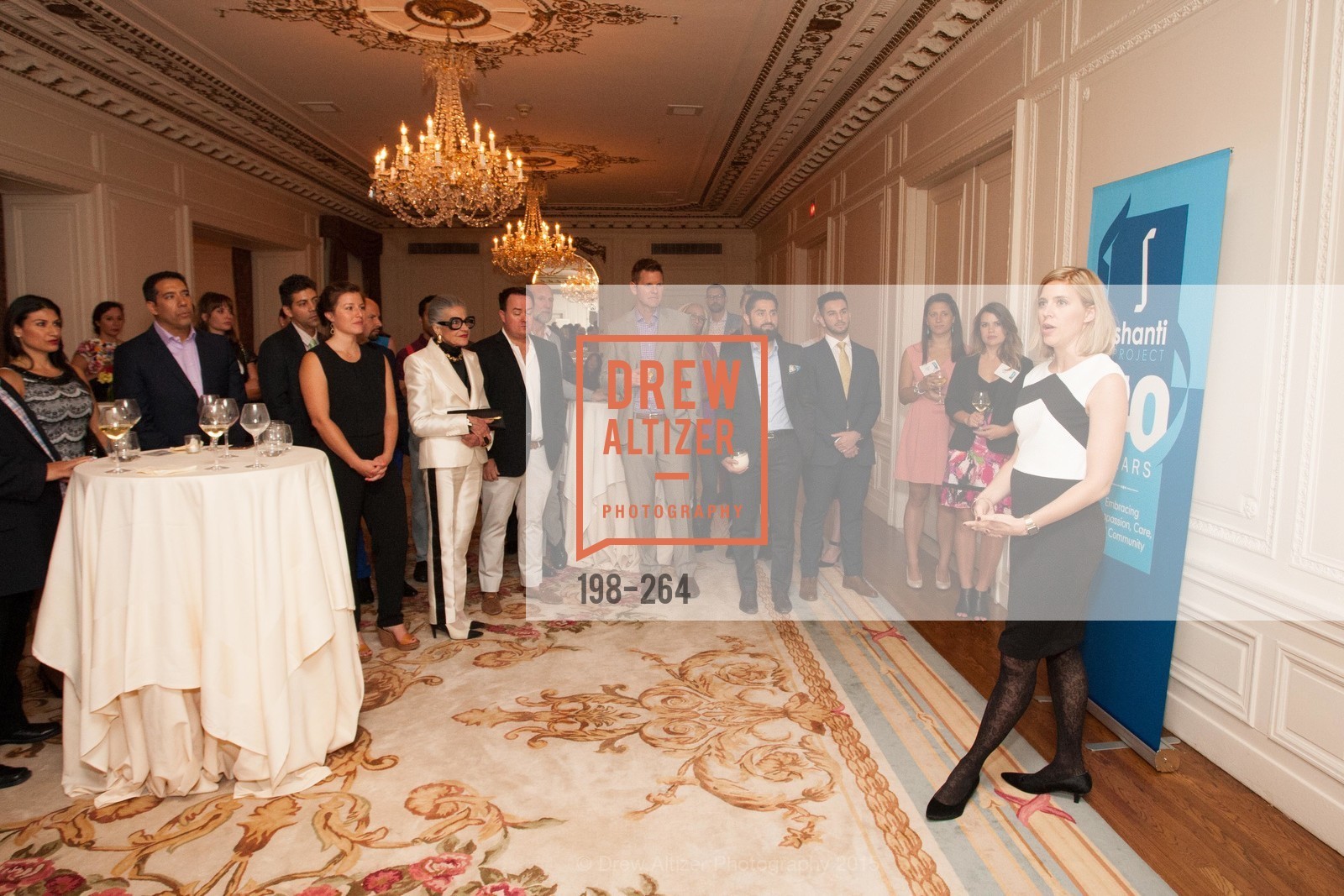 Mindy Schweitzer-Rawls, Shanti's Compassion is Universal 41st Anniversary Preview Reception, Palace Hotel. 2 Montgomery Street, August 25th, 2015,Drew Altizer, Drew Altizer Photography, full-service agency, private events, San Francisco photographer, photographer california