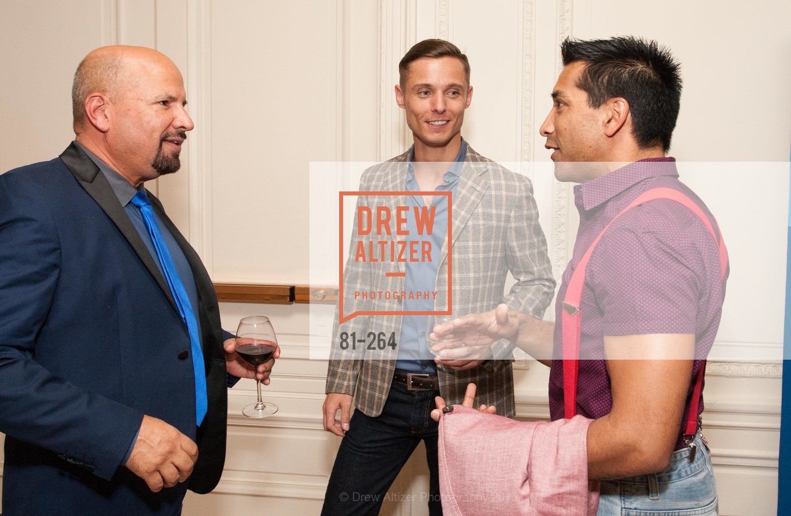 Ted Hannig, Charlie Smith, Arun Apte, Shanti's Compassion is Universal 41st Anniversary Preview Reception, Palace Hotel. 2 Montgomery Street, August 25th, 2015,Drew Altizer, Drew Altizer Photography, full-service agency, private events, San Francisco photographer, photographer california