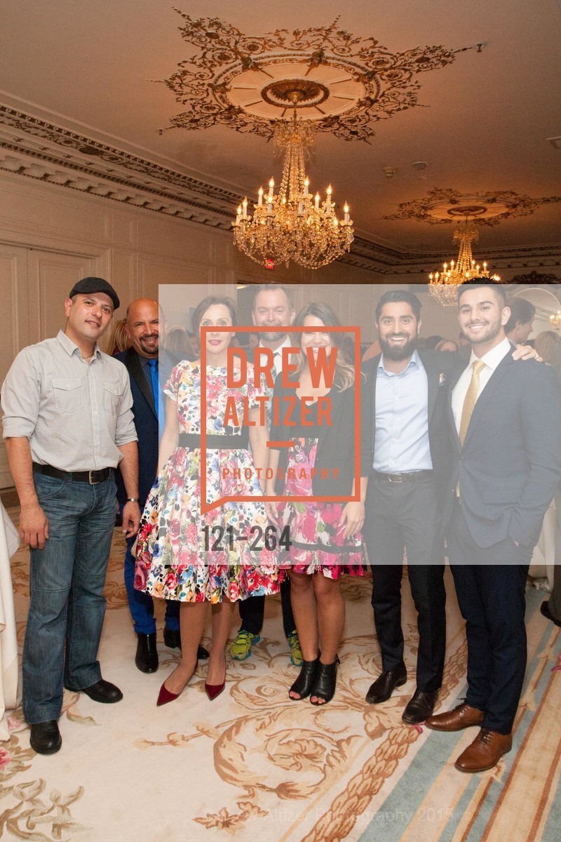 David Kassouf, Ted Hannig, Clara Shayevich, Mike Hickey, Melody Bartholomew, Roh Habibi, Obeid Habibi, Shanti's Compassion is Universal 41st Anniversary Preview Reception, Palace Hotel. 2 Montgomery Street, August 25th, 2015,Drew Altizer, Drew Altizer Photography, full-service agency, private events, San Francisco photographer, photographer california