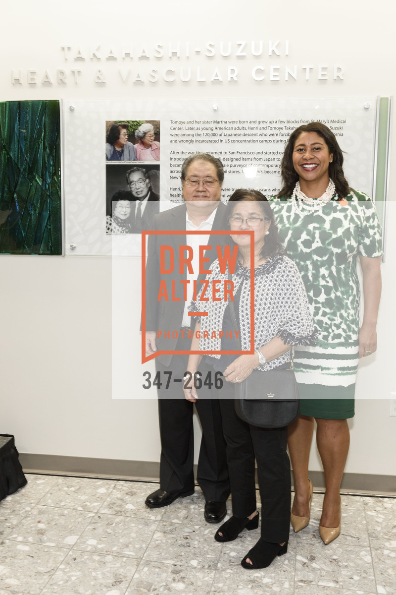 Norman Takahashi, Elena Takahashi, London Breed, The Future of Medicine: St. Mary's Medical Center 2017, St. Mary’s Medical Center. 450 Stanyan Street San Francisco, California 94117, September 27th, 2017, Photo #347-2646 Norman Takahashi, Elena Takahashi, London Breed, Photo #347-2646
