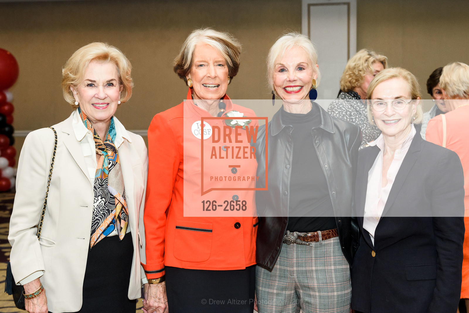 Laurie Firestone, Deborah Dooley, Deanne Spalding, Judy Timken, City College of San Francisco Basic Skills Luncheon 2017, Fairmont Hotel. 950 Mason St, October 3rd, 2017, Photo #126-2658 Laurie Firestone, Deborah Dooley, Deanne Spalding, Judy Timken, Photo #126-2658