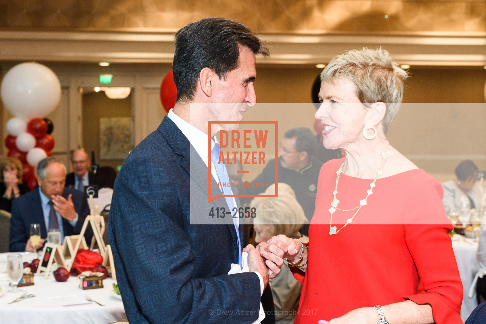 Mark Leno, Kathleen Sullivan Alioto, City College of San Francisco Basic Skills Luncheon 2017, Fairmont Hotel. 950 Mason St, October 3rd, 2017, Photo #413-2658 Mark Leno, Kathleen Sullivan Alioto, Photo #413-2658