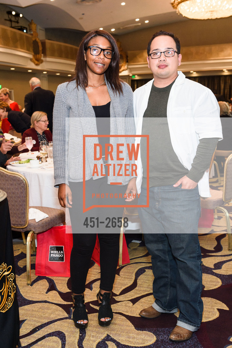Gina Purdiman, Wilryan Reyes, City College of San Francisco Basic Skills Luncheon 2017, Fairmont Hotel. 950 Mason St, October 3rd, 2017, Photo #451-2658 Gina Purdiman, Wilryan Reyes, Photo #451-2658