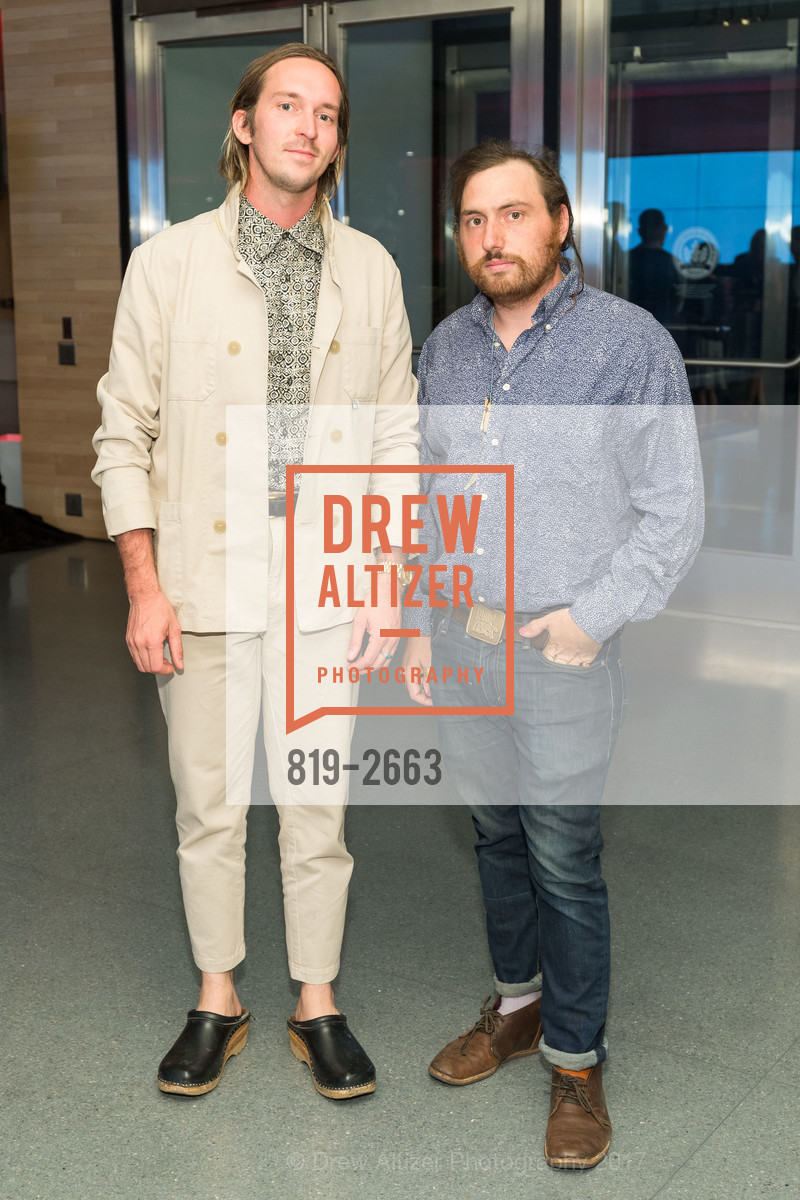 Damien Molony, Eric Ruby, SFMOMA Walker Evans Exhibit Preview and Opening, SFMOMA. 151 3rd Street, September 27th, 2017, Photo #819-2663 Damien Molony, Eric Ruby, Photo #819-2663
