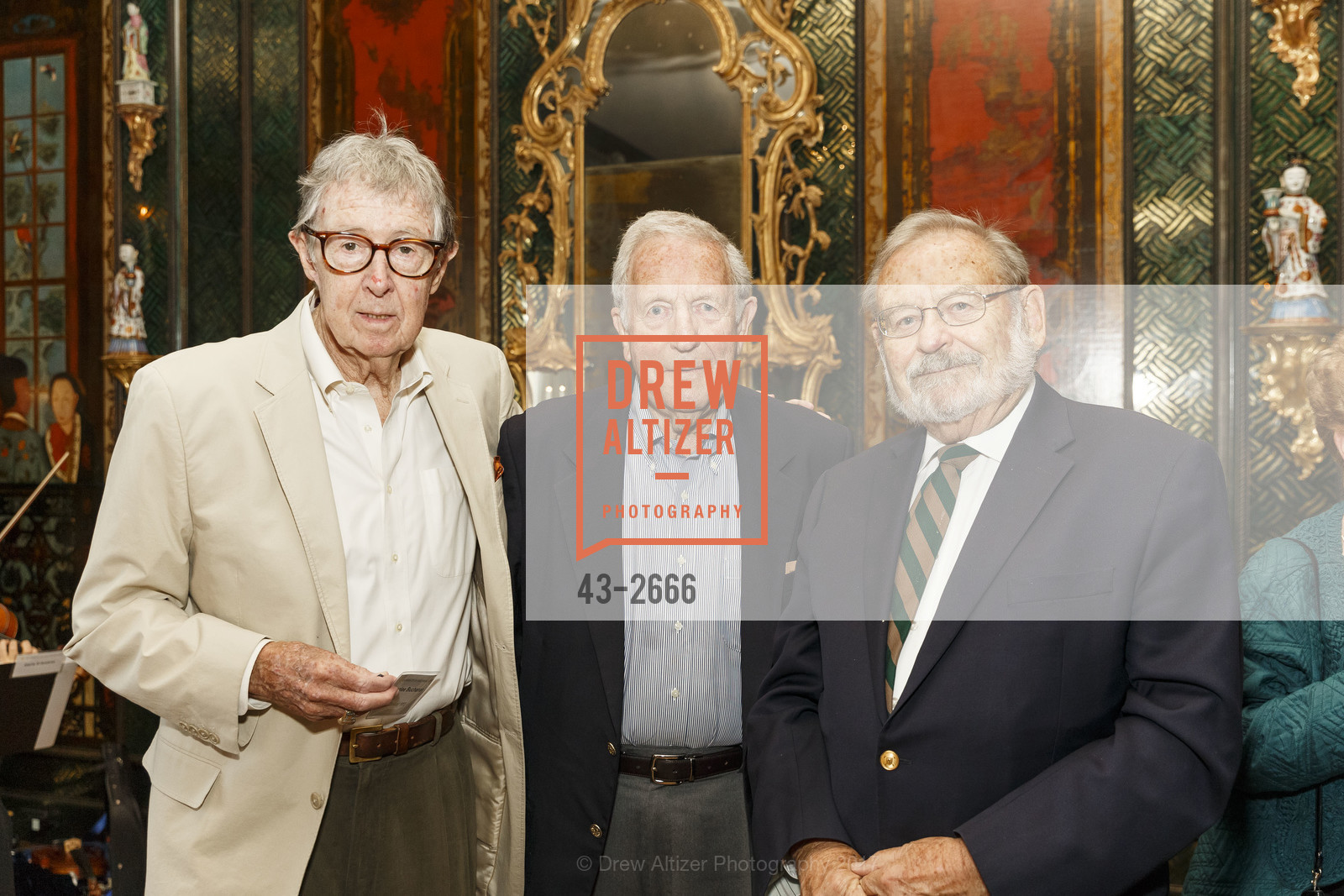 Stanlee Buchanan, Dan Regan, Carl Nolte, Gordon and Ann Getty Host the Launch of the Honor's College at USF, Private Residence, September 27th, 2017, Photo #43-2666 Stanlee Buchanan, Dan Regan, Carl Nolte, Photo #43-2666