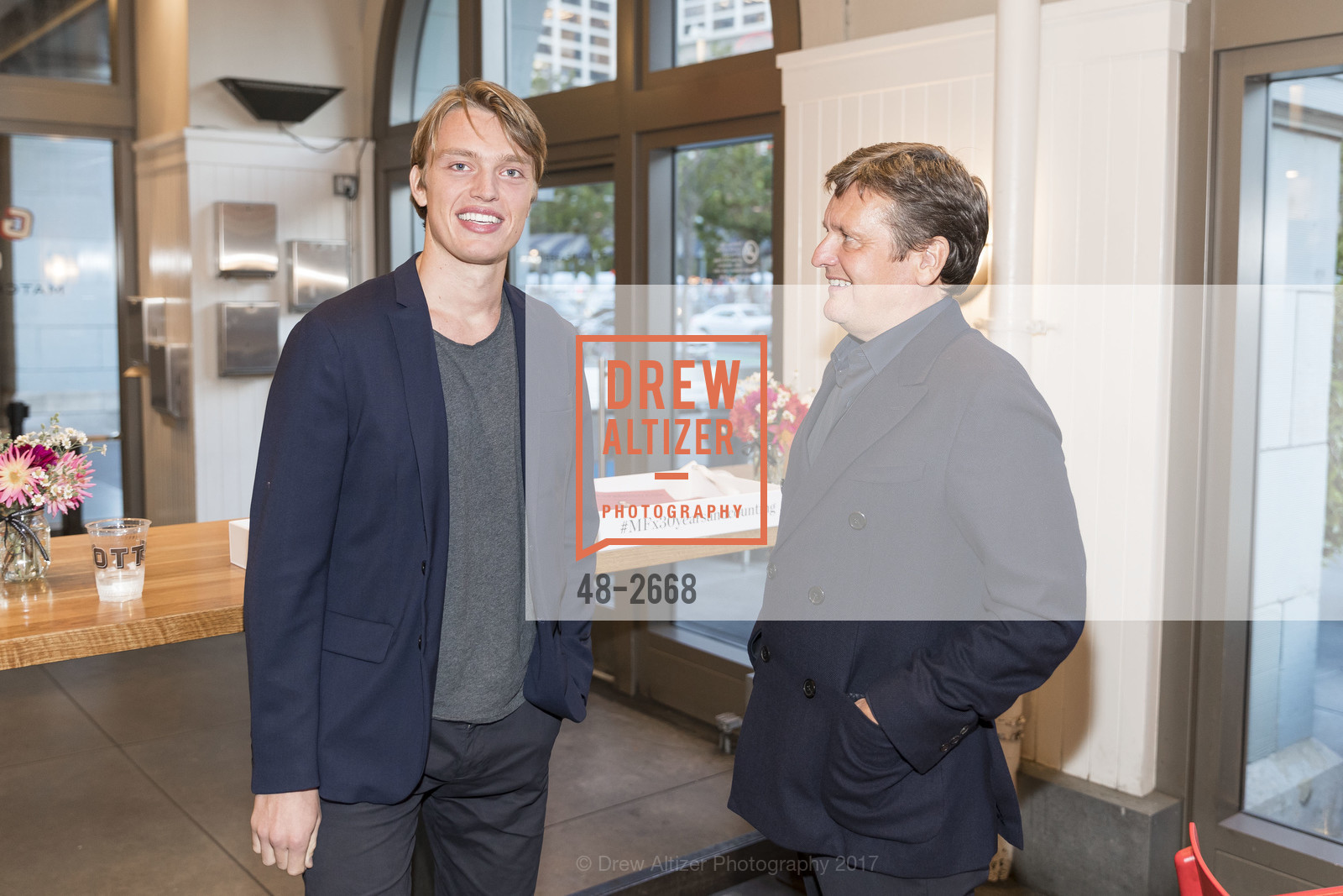 Luke Chapman, Tom Chapman, MATCHESFASHION.COM and Alexis Traina Host FROM NAPA WITH LOVE Book Launch, Gotts Roadside. Ferry Building, September 28th, 2017, Photo #48-2668 Luke Chapman, Tom Chapman, Photo #48-2668