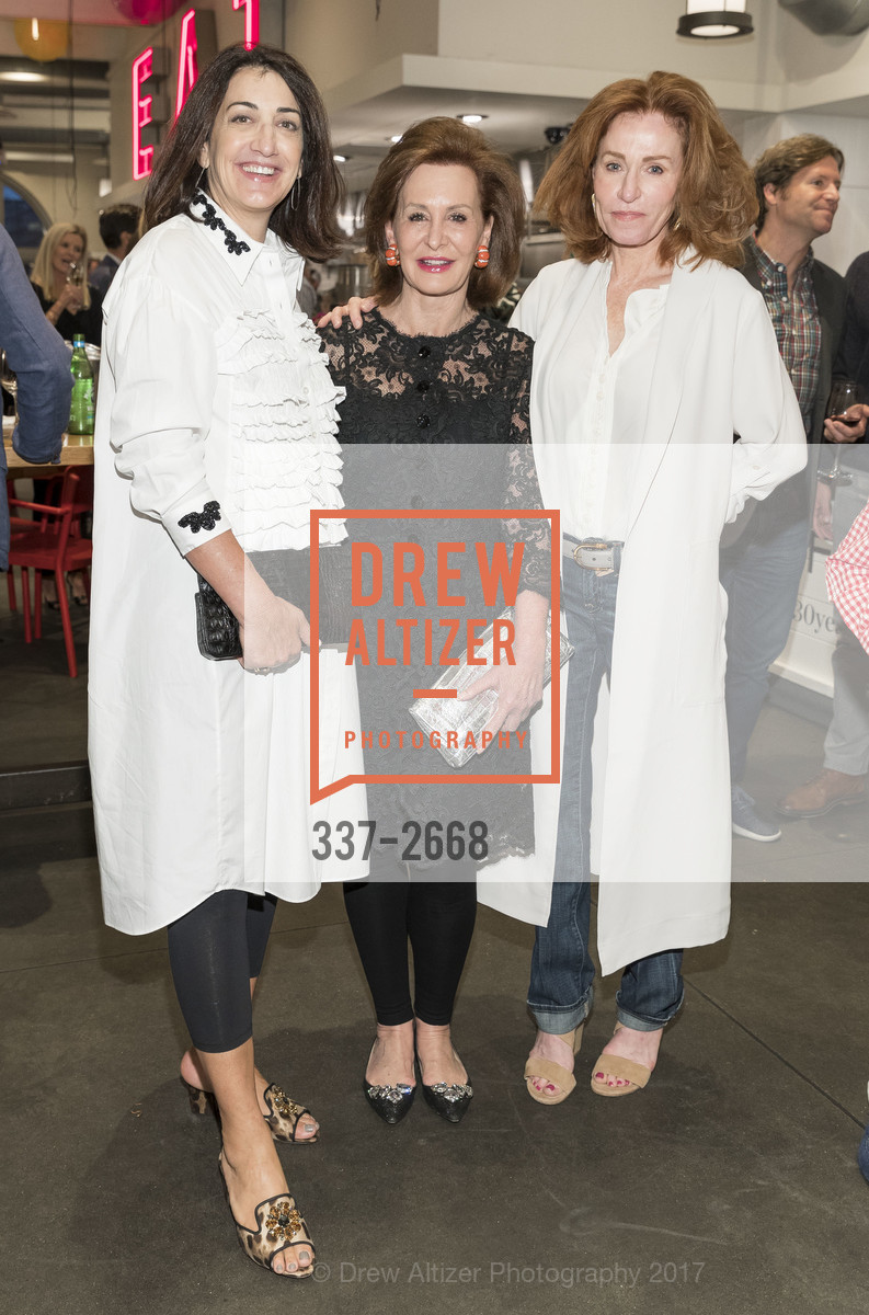 Pam Baer, Diane Morris, Brenda Jewett, MATCHESFASHION.COM and Alexis Traina Host FROM NAPA WITH LOVE Book Launch, Gotts Roadside. Ferry Building, September 28th, 2017, Photo #337-2668 Pam Baer, Diane Morris, Brenda Jewett, Photo #337-2668