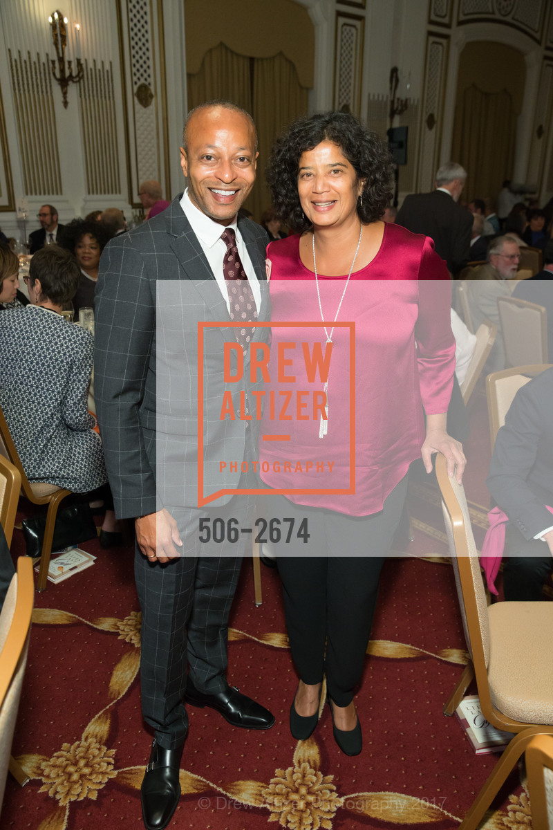Brett Andrews, Shireen McSpadden, Compassion is Universal Gala 2017, The Palace Hotel. 2 New Montgomery Street, Sf Ca 94105, September 28th, 2017, Photo #506-2674 Brett Andrews, Shireen McSpadden, Photo #506-2674