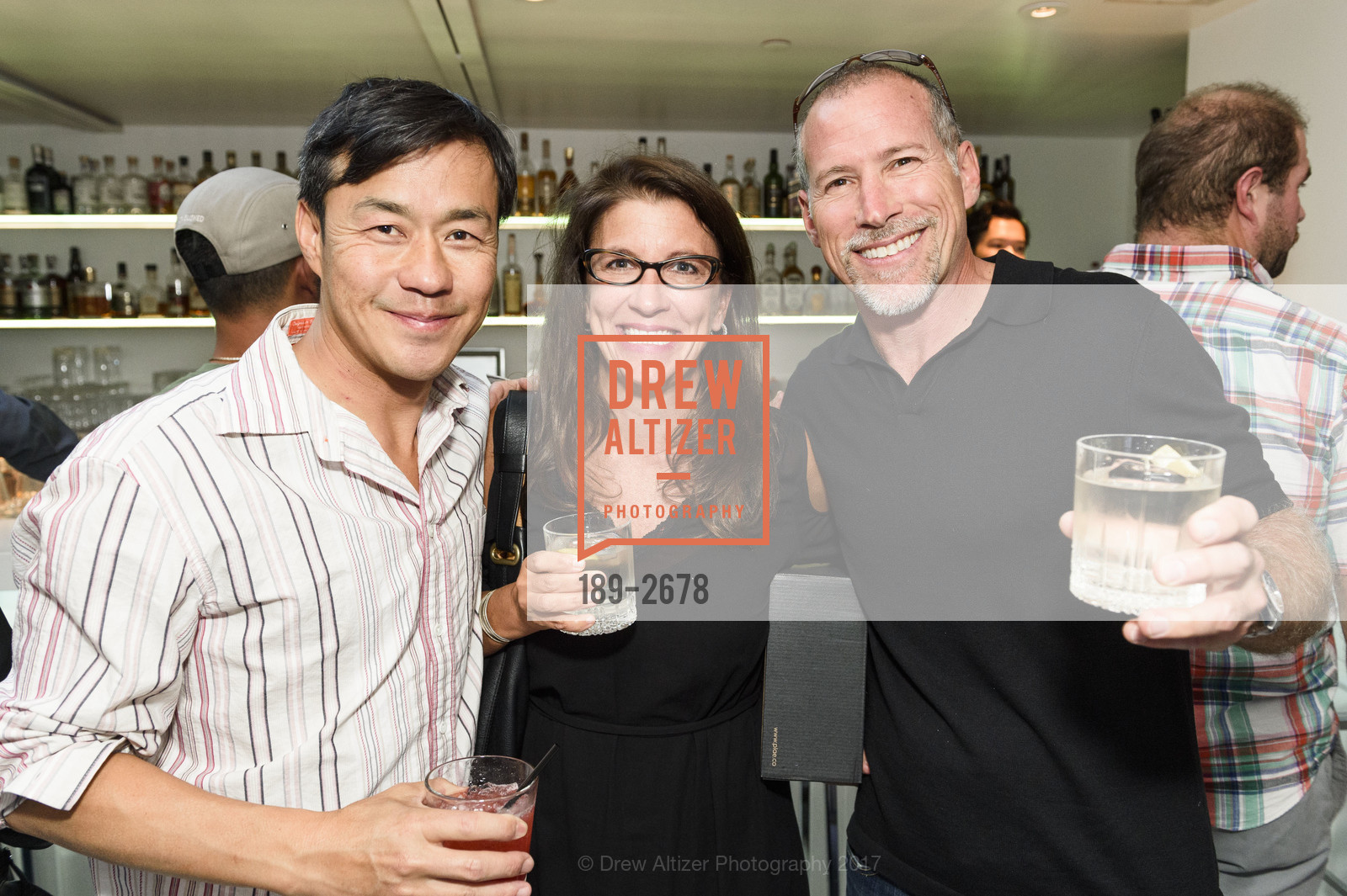 Teddy Chin, Darby Douglas, Don Weis, PLAE Adult Fashion Launch Party, Coin-Op Game Room. 508 4th St, San Francisco, CA 94107, September 28th, 2017, Photo #189-2678 Teddy Chin, Darby Douglas, Don Weis, Photo #189-2678