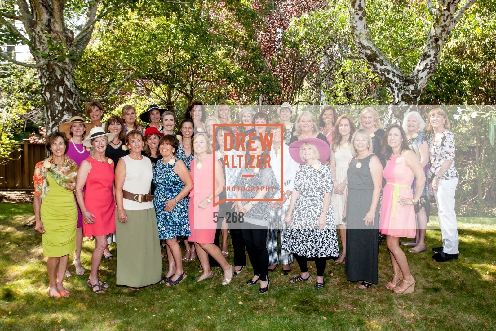 Group Picture, CASA of San Mateo County Auxiliary's Annual Garden Party, 2135 Ralston Avenue, August 30th, 2015,Drew Altizer, Drew Altizer Photography, full-service agency, private events, San Francisco photographer, photographer california