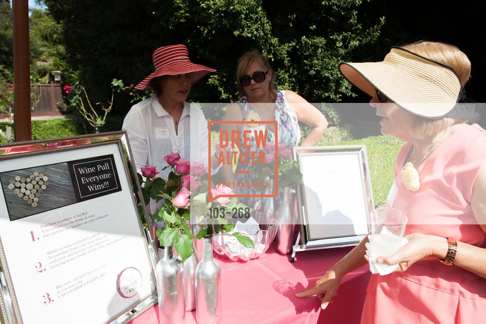 Leslie Smith, Stephanie Dunston, CASA of San Mateo County Auxiliary's Annual Garden Party, 2135 Ralston Avenue, August 30th, 2015,Drew Altizer, Drew Altizer Photography, full-service agency, private events, San Francisco photographer, photographer california