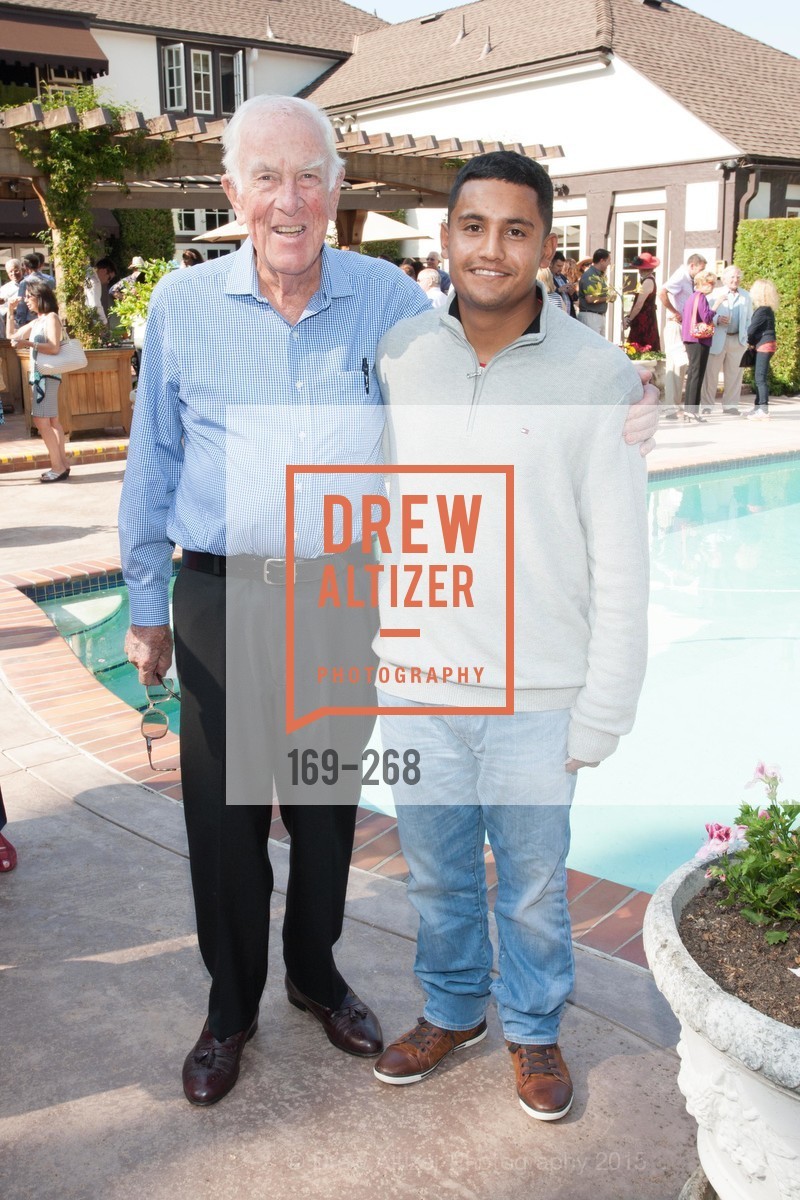 Patrick Goodenaugh, Juan Villa, CASA of San Mateo County Auxiliary's Annual Garden Party, 2135 Ralston Avenue, August 30th, 2015