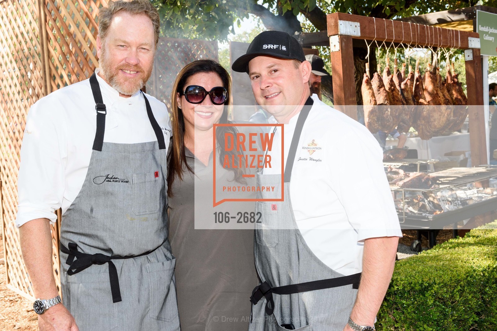 Justin Monson, Maureen Monson, Justin Wangler, Kendall-Jackson Harvest Celebration, Kendall Jackson. 5007 Fulton Rd, October 1st, 2017, Photo #106-2682 Justin Monson, Maureen Monson, Justin Wangler, Photo #106-2682