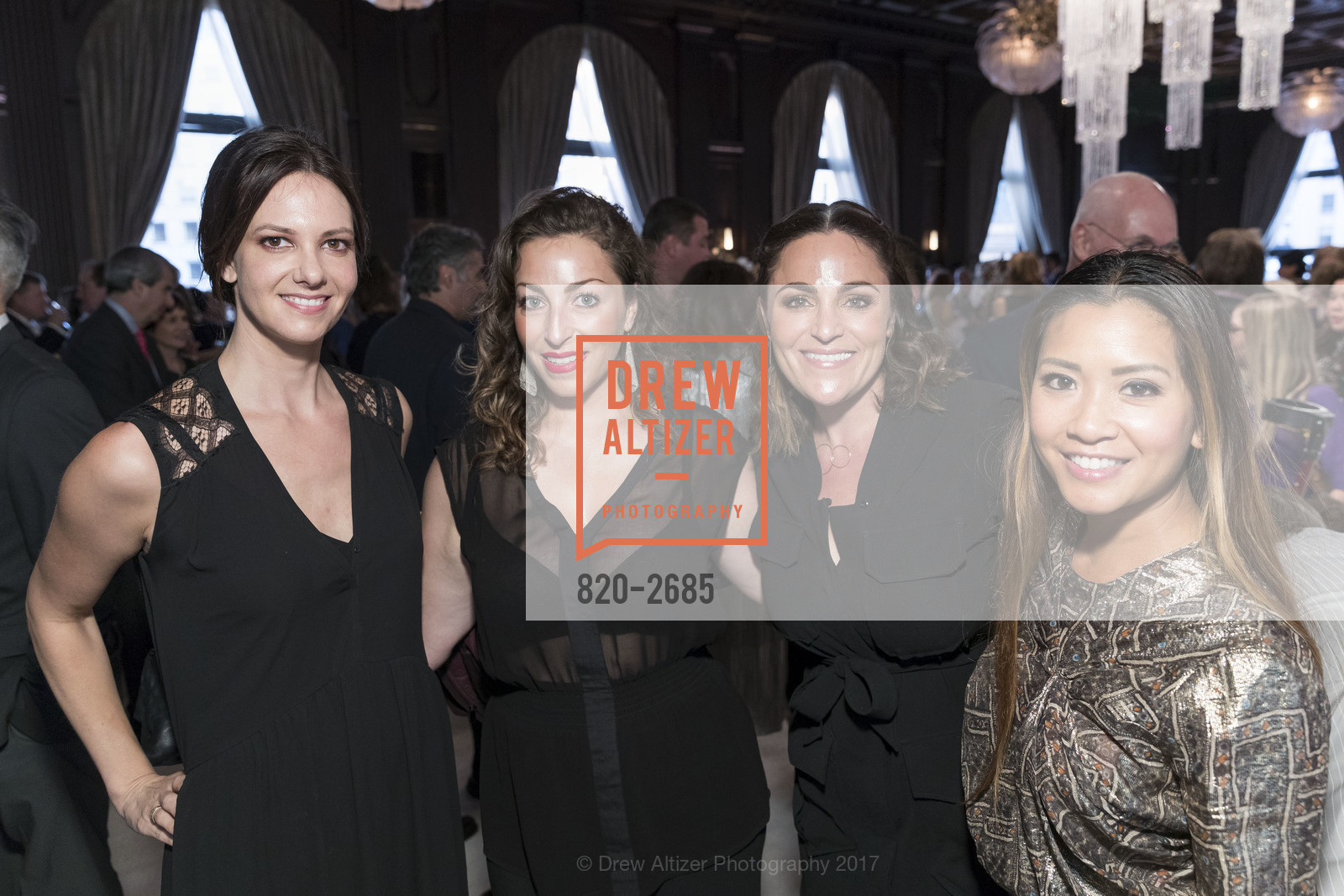 Natalie Dobranski, Pavla Langer, Petra Langer, Lillian Phan, 40 years of the NOB HILL GAZETTE, Merchants Exchange Building, Julia Morgan Ballroom. 465 California Street, October 1st, 2017, Photo #820-2685 Natalie Dobranski, Pavla Langer, Petra Langer, Lillian Phan, Photo #820-2685