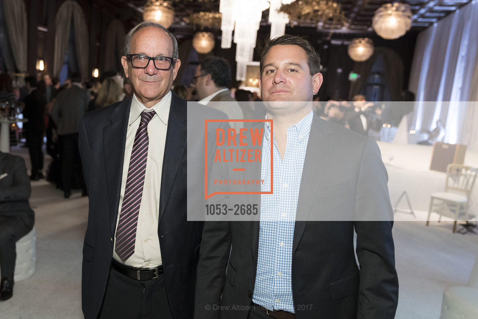 Paul Wilner, Adam Chetkowski, 40 years of the NOB HILL GAZETTE, Merchants Exchange Building, Julia Morgan Ballroom. 465 California Street, October 1st, 2017, Photo #1053-2685 Paul Wilner, Adam Chetkowski, Photo #1053-2685