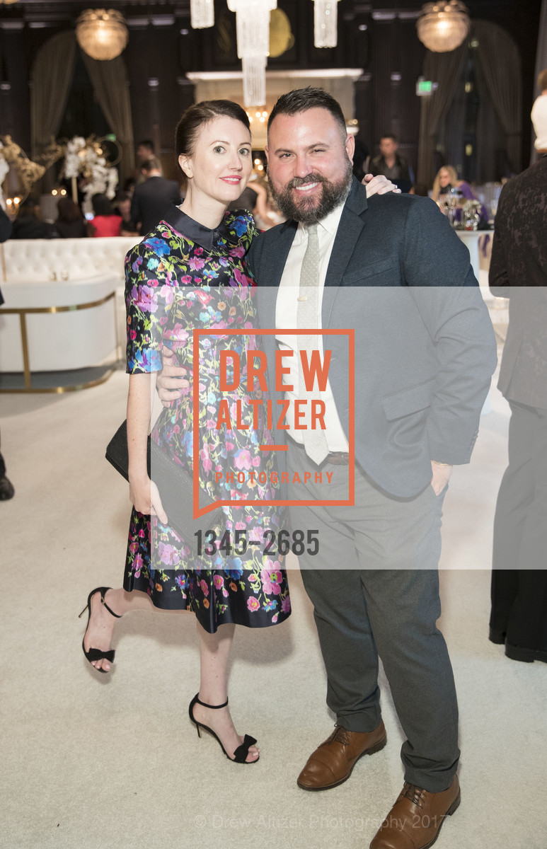 Erin Carlson, Adam Ryan, 40 years of the NOB HILL GAZETTE, Merchants Exchange Building, Julia Morgan Ballroom. 465 California Street, October 1st, 2017, Photo #1345-2685 Erin Carlson, Adam Ryan, Photo #1345-2685