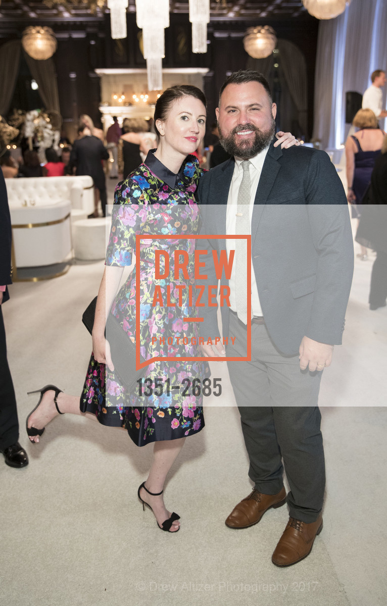 Erin Carlson, Adam Ryan, 40 years of the NOB HILL GAZETTE, Merchants Exchange Building, Julia Morgan Ballroom. 465 California Street, October 1st, 2017, Photo #1351-2685 Erin Carlson, Adam Ryan, Photo #1351-2685
