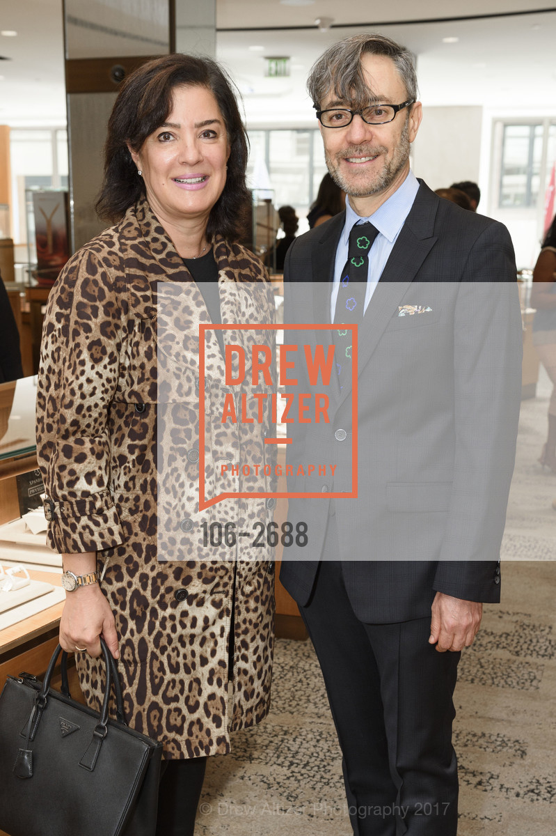 Tuba Ghorahar, Amir Ilk, 2057 by Maria Pinto & Marco Bicego Exclusive Fashion Show at Shreve & Co. Event, Shreve & Co. 150 Post St. United States. 150 Post St. United States, October 4th, 2017, Photo #106-2688 Tuba Ghorahar, Amir Ilk, Photo #106-2688