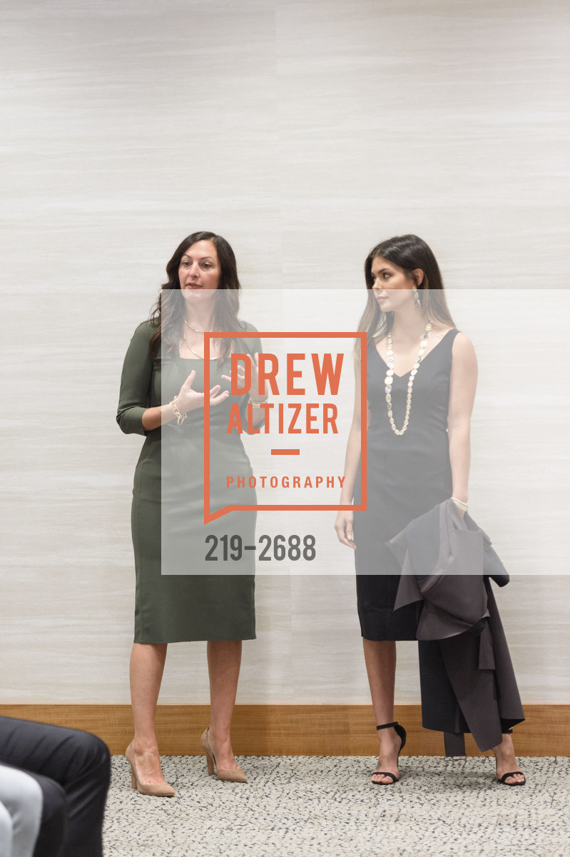 Deborah Cohen, Leah Morris, 2057 by Maria Pinto & Marco Bicego Exclusive Fashion Show at Shreve & Co. Event, Shreve & Co. 150 Post St. United States. 150 Post St. United States, October 4th, 2017, Photo #219-2688 Deborah Cohen, Leah Morris, Photo #219-2688