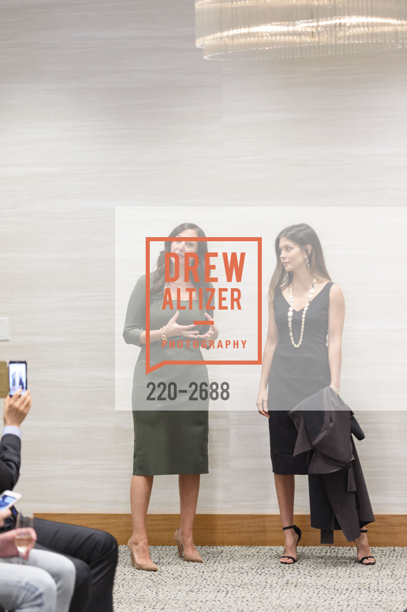 Deborah Cohen, Leah Morris, 2057 by Maria Pinto & Marco Bicego Exclusive Fashion Show at Shreve & Co. Event, Shreve & Co. 150 Post St. United States. 150 Post St. United States, October 4th, 2017, Photo #220-2688 Deborah Cohen, Leah Morris, Photo #220-2688