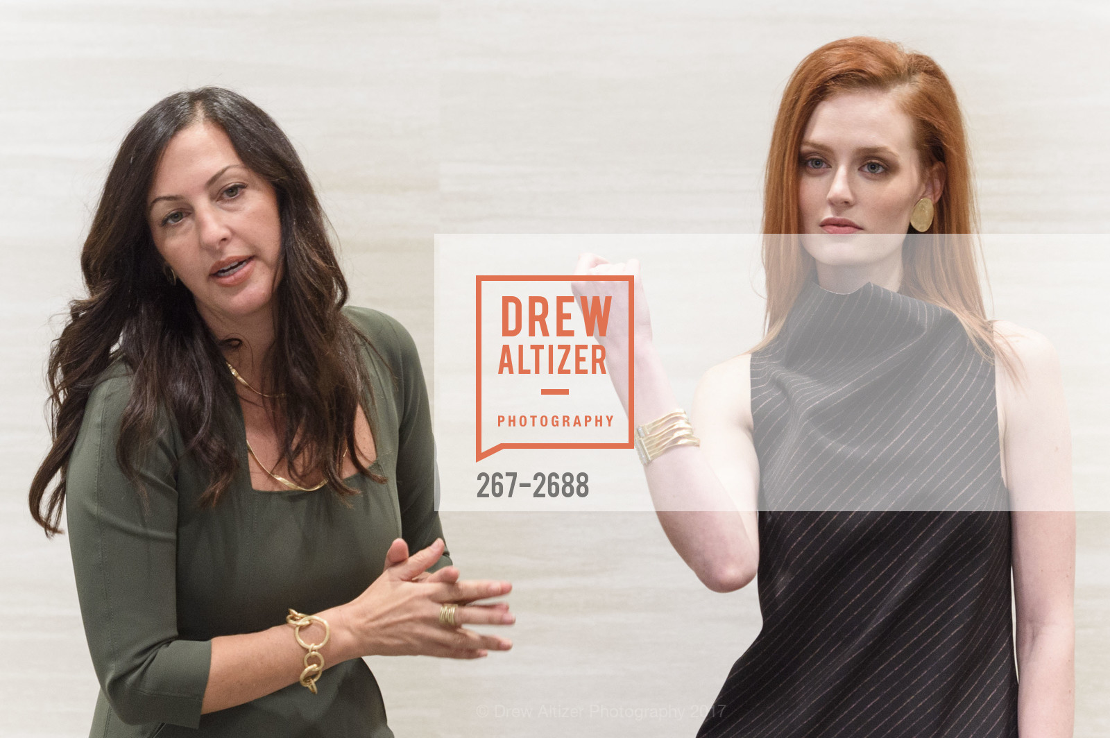 Deborah Cohen, Moana Holden, 2057 by Maria Pinto & Marco Bicego Exclusive Fashion Show at Shreve & Co. Event, Shreve & Co. 150 Post St. United States. 150 Post St. United States, October 4th, 2017, Photo #267-2688 Deborah Cohen, Moana Holden, Photo #267-2688