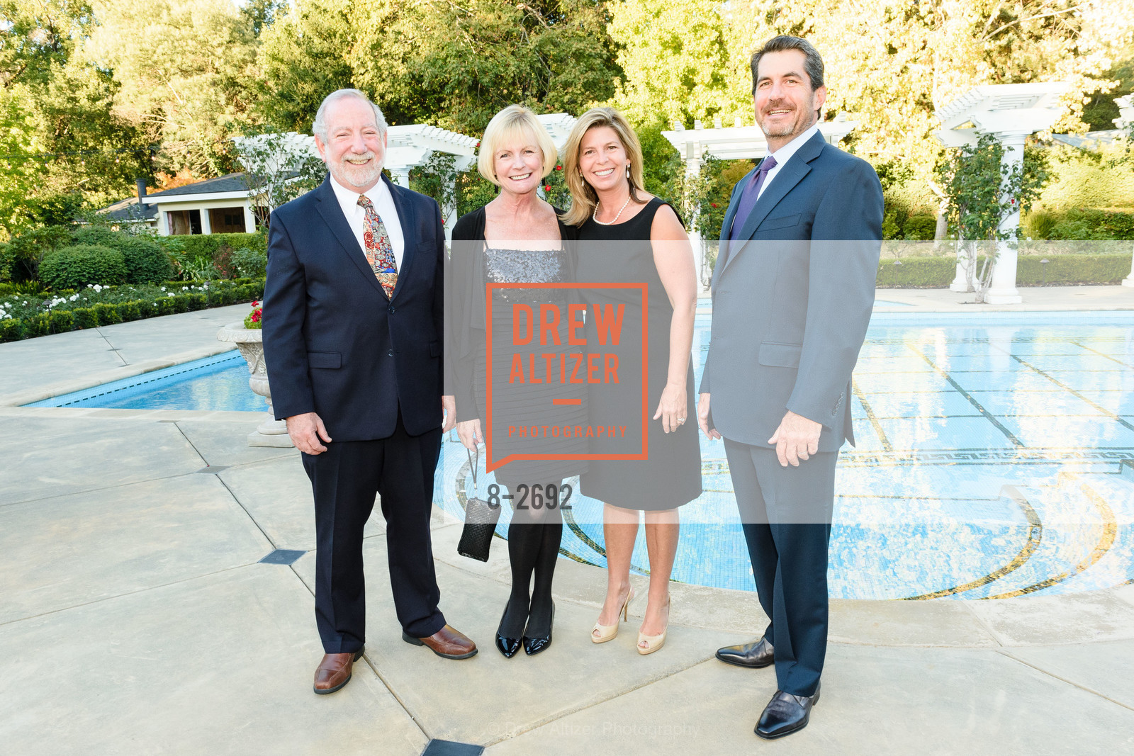 David Spielberg, Jacqueline Spielberg, Sandy Jacobs, Scott Nikas, 2017 Sunny Hills Gala, Private Residence. San Raphael, Photo #8-2692 David Spielberg, Jacqueline Spielberg, Sandy Jacobs, Scott Nikas, Photo #8-2692