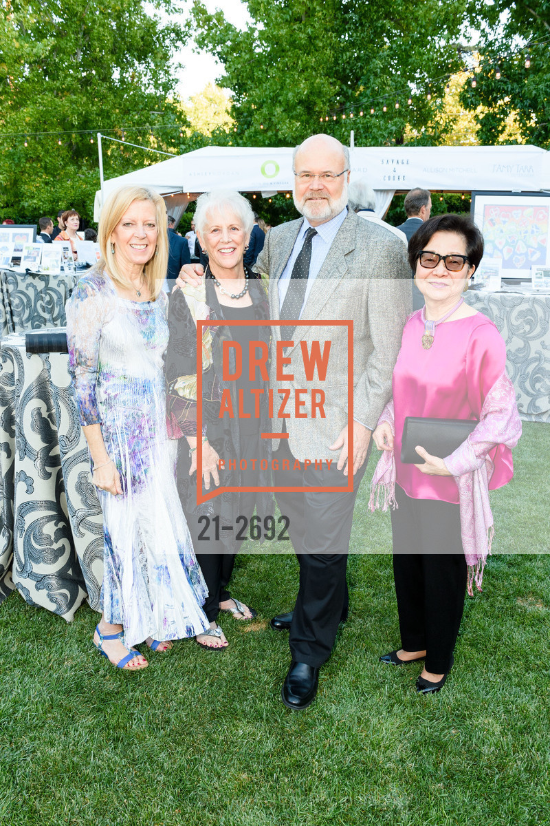 Carol Marty, Joy Phoenix, Jim Phoenix, Dale Satake, 2017 Sunny Hills Gala, Private Residence. San Raphael, Photo #21-2692 Carol Marty, Joy Phoenix, Jim Phoenix, Dale Satake, Photo #21-2692