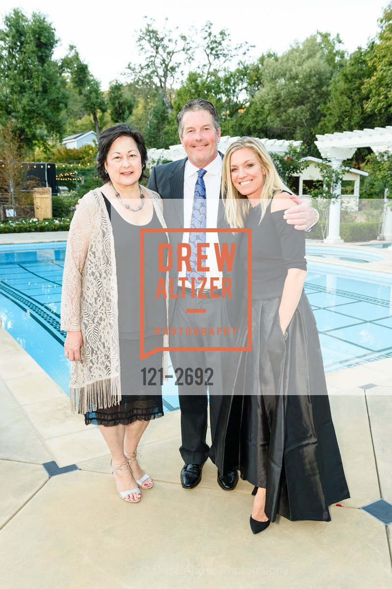 Mary Denton, Jay Cahan, Shelley Cahan, 2017 Sunny Hills Gala, Private Residence. San Raphael, Photo #121-2692 Mary Denton, Jay Cahan, Shelley Cahan, Photo #121-2692