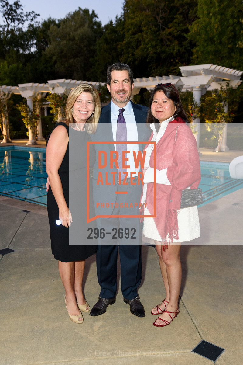 Sandy Jacobs, Scott Nikas, Gloria Chan, 2017 Sunny Hills Gala, Private Residence. San Raphael, Photo #296-2692 Sandy Jacobs, Scott Nikas, Gloria Chan, Photo #296-2692