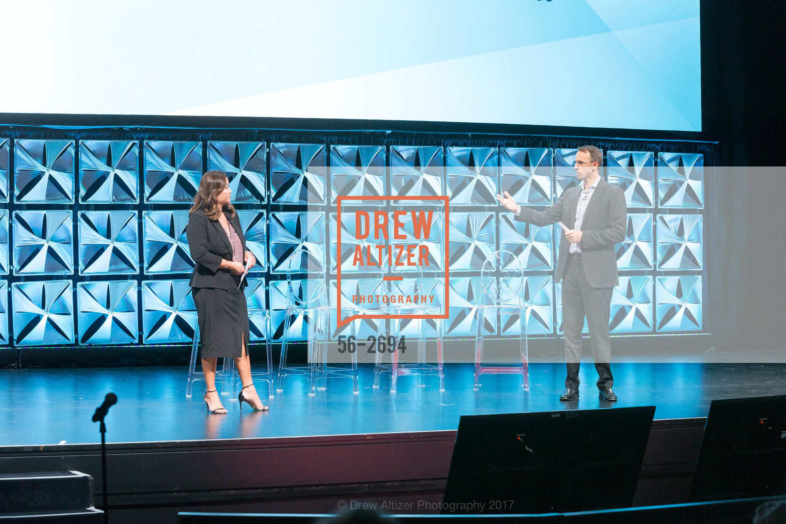 Tallia Hart, Chris Germann, BiztechSF 2017, YBCA Theater, October 3rd, 2017, Photo #56-2694 Tallia Hart, Chris Germann, Photo #56-2694