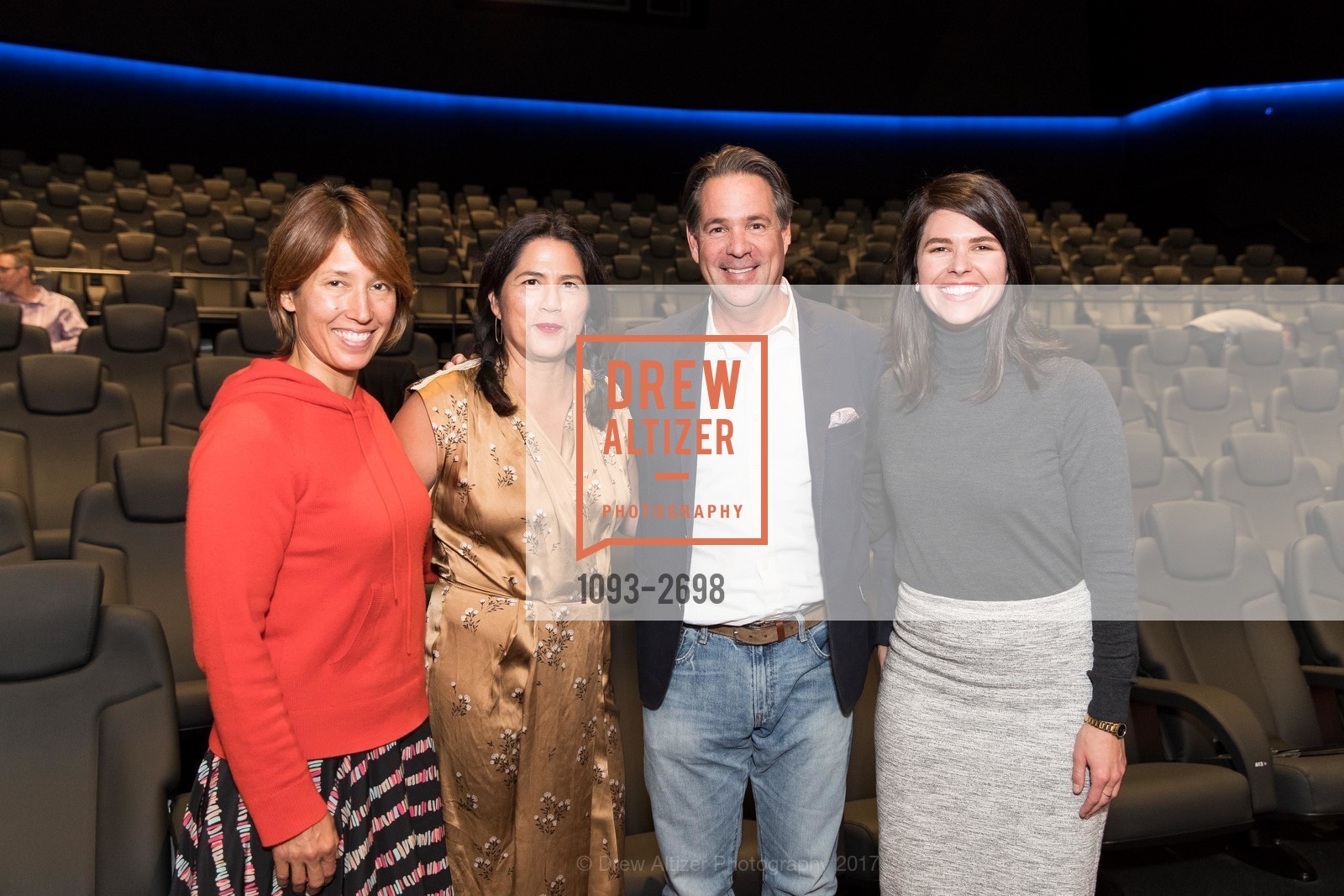 Gia Schneider, Lisa Sebastian, Tom Sebastian, Emily Kirsch, Private Screening of HAPPENING at the Dolby Cinema, Dolby Cinema. 1275 Market Street, October 4th, 2017, Photo #1093-2698 Gia Schneider, Lisa Sebastian, Tom Sebastian, Emily Kirsch, Photo #1093-2698