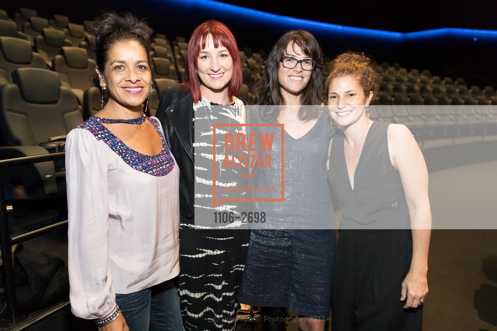 Vanessa Mellet, Kelly McVicker, Flor Hunt, Jill Tidman, Private Screening of HAPPENING at the Dolby Cinema, Dolby Cinema. 1275 Market Street, October 4th, 2017, Photo #1106-2698 Vanessa Mellet, Kelly McVicker, Flor Hunt, Jill Tidman, Photo #1106-2698
