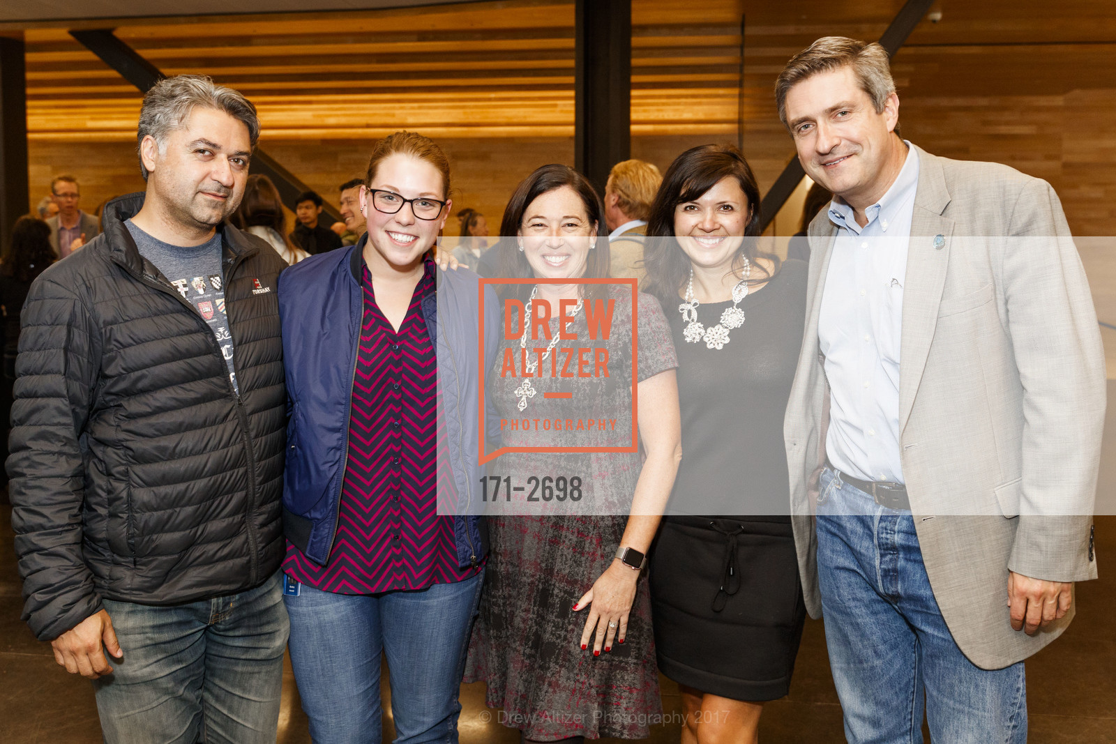 Hooman Khalili, Gentry Bennett, Jennifer Bocock, Natalie Sandin, Chris Kelly, Private Screening of HAPPENING at the Dolby Cinema, Dolby Cinema. 1275 Market Street, October 4th, 2017, Photo #171-2698 Hooman Khalili, Gentry Bennett, Jennifer Bocock, Natalie Sandin, Chris Kelly, Photo #171-2698