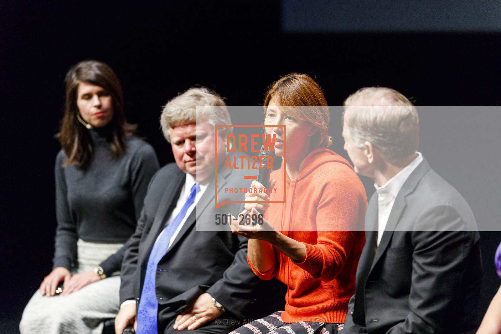 Emily Kirsch, Dale Ross, Gia Schneider, Jamie Redford, Private Screening of HAPPENING at the Dolby Cinema, Dolby Cinema. 1275 Market Street, October 4th, 2017, Photo #501-2698 Emily Kirsch, Dale Ross, Gia Schneider, Jamie Redford, Photo #501-2698