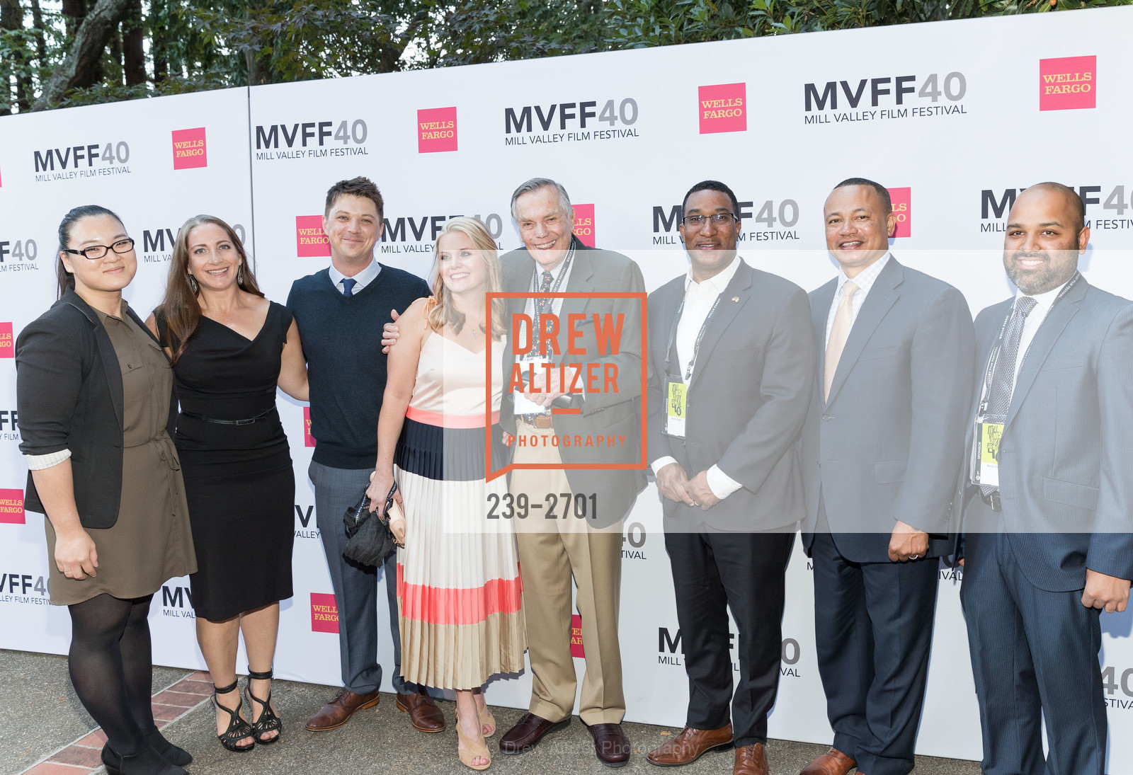 Jason Wise, Christina Wise, Peter Marshall, Mill Valley Film Festival 2017 Opening Night, Out Door Art Club. 1 W. Blithedale Avenue, Photo #239-2701 Jason Wise, Christina Wise, Peter Marshall, Photo #239-2701
