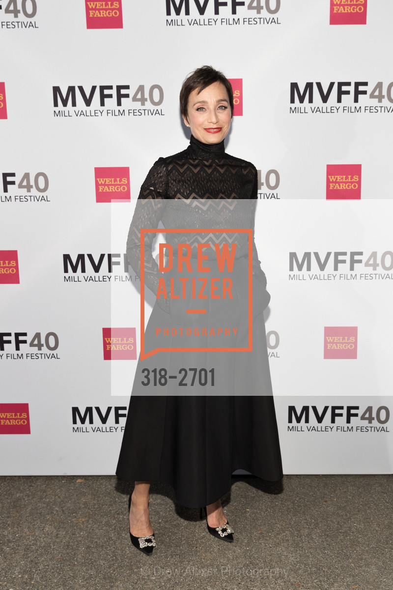 Kristin Scott Thomas, Mill Valley Film Festival 2017 Opening Night, Out Door Art Club. 1 W. Blithedale Avenue, Photo #318-2701 Kristin Scott Thomas, Photo #318-2701