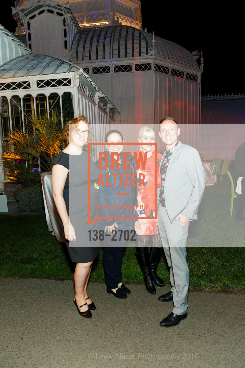 Beverly Renskers, Laurie Batista, Susan Chastain, Chris Adams, Geoffrey De Sousa at The Conservatory of Flowers 2017, Conservatory of Flowers, October 5th, 2017, Photo #138-2702 Beverly Renskers, Laurie Batista, Susan Chastain, Chris Adams, Photo #138-2702