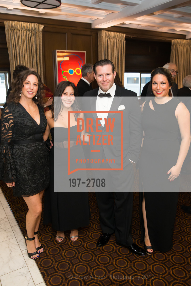 Stacey Harte, Natalie Wade, Aza Olival, Anais Challe, San Francisco Performances 38th Season Gala, Merchants Exchange Building, Julia Morgan Ballroom. 465 California St, San Francisco, CA 94104, October 5th, 2017, Photo #197-2708 Stacey Harte, Natalie Wade, Aza Olival, Anais Challe, Photo #197-2708