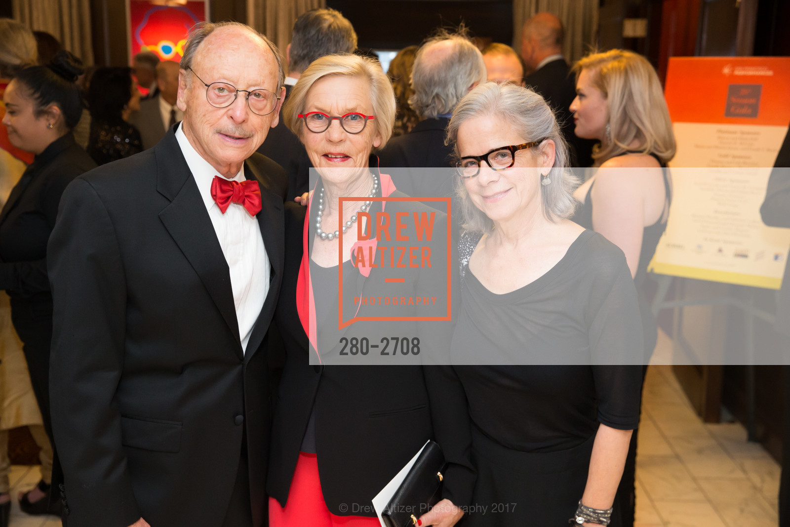 Bernard Osher, Barbro Osher, Lynn Glaser, Photo #280-2708