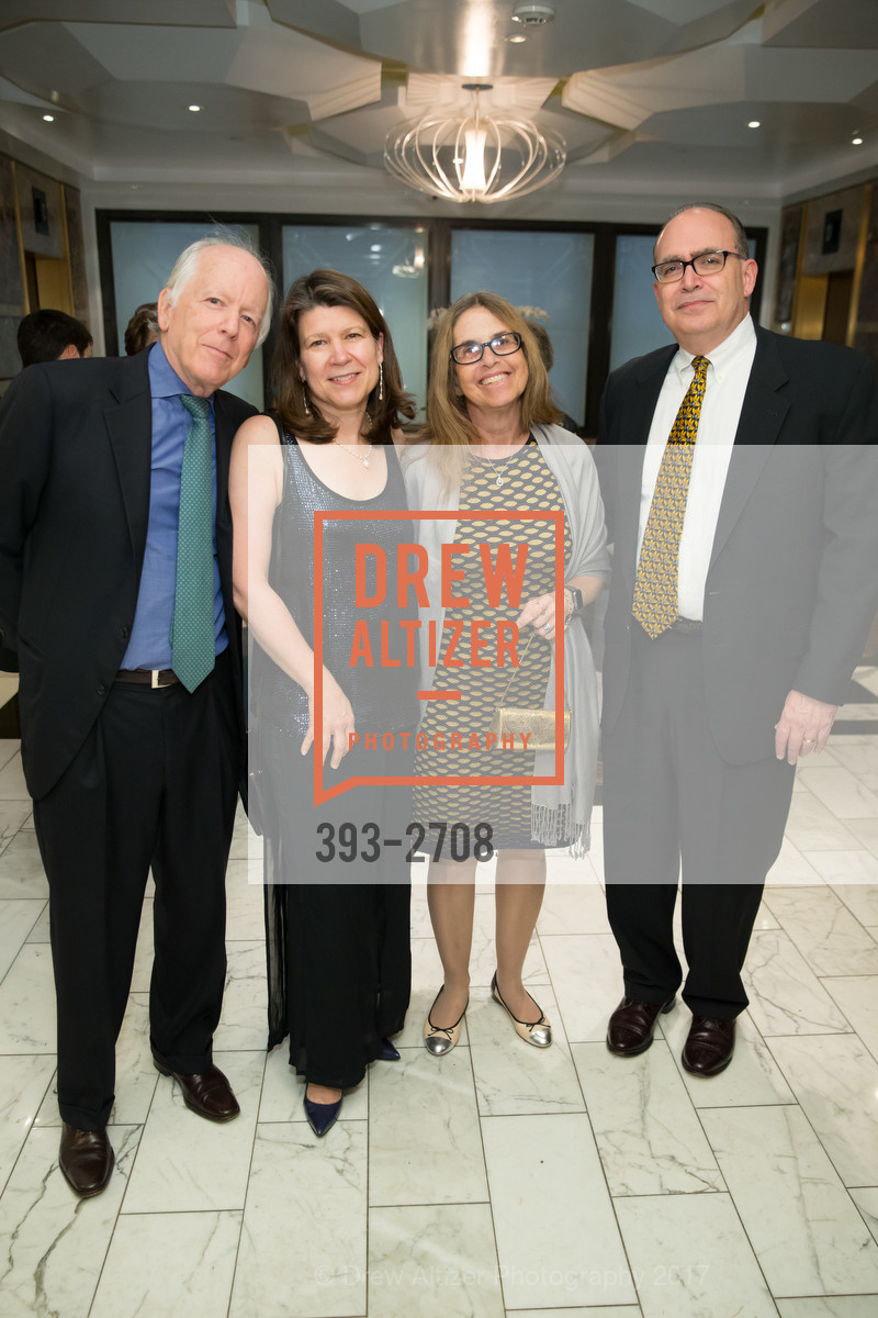 Neil Goteiner, Ann Smulka, Nadine Joseph, Bob Blackburn, San Francisco Performances 38th Season Gala, Merchants Exchange Building, Julia Morgan Ballroom. 465 California St, San Francisco, CA 94104, October 5th, 2017, Photo #393-2708 Neil Goteiner, Ann Smulka, Nadine Joseph, Bob Blackburn, Photo #393-2708