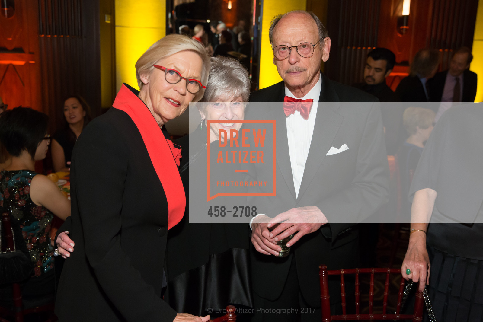 Barbro Osher, Nancy Livingston, Bernard Osher, San Francisco Performances 38th Season Gala, Multiple, November 17th, 2019, Photo #458-2708 Barbro Osher, Nancy Livingston, Bernard Osher, Photo #458-2708