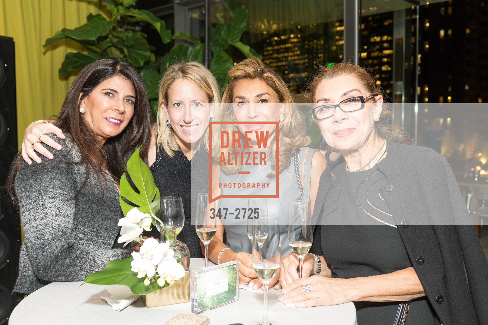 Sujata Pherwani, Stephanie Sandler, Afie Royo, Faye Torson, Neiman Marcus and Piaget Shop Launch Party, The Battery. 717 Battery Street, October 10th, 2017, Photo #347-2725 Sujata Pherwani, Stephanie Sandler, Afie Royo, Faye Torson, Photo #347-2725