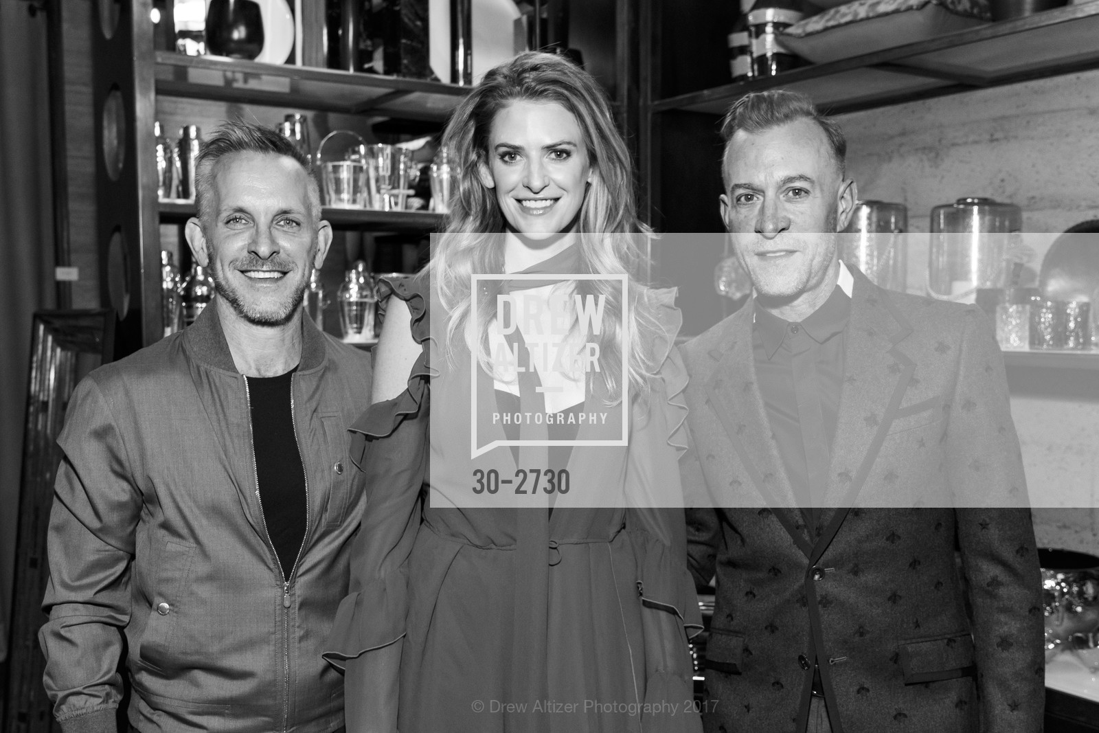 Jay Jeffers, Emily Wheeler, Michael Purdy, Emily P. Wheeler Fine Jewelry Launch at Jay Jeffers, Jay Jeffers. 1035 Post Street, October 11th, 2017, Photo #30-2730 Jay Jeffers, Emily Wheeler, Michael Purdy, Photo #30-2730
