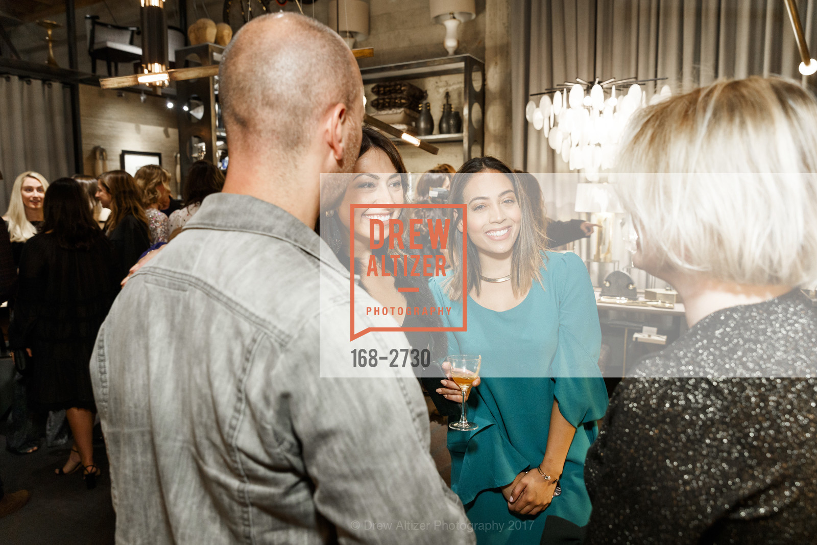 Gabriela Marmolejo, Andy Reid, Jessica Velasquez, Laura Seymour, Emily P. Wheeler Fine Jewelry Launch at Jay Jeffers, Jay Jeffers. 1035 Post Street, October 11th, 2017, Photo #168-2730 Gabriela Marmolejo, Andy Reid, Jessica Velasquez, Laura Seymour, Photo #168-2730