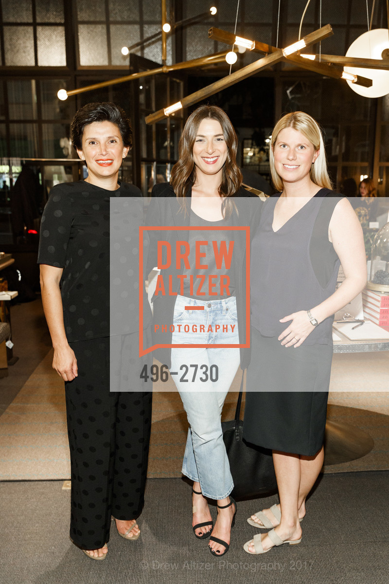 Diana Headrick, Amelia Moye, Sarah Wendell, Emily P. Wheeler Fine Jewelry Launch at Jay Jeffers, Jay Jeffers. 1035 Post Street, October 11th, 2017, Photo #496-2730 Diana Headrick, Amelia Moye, Sarah Wendell, Photo #496-2730